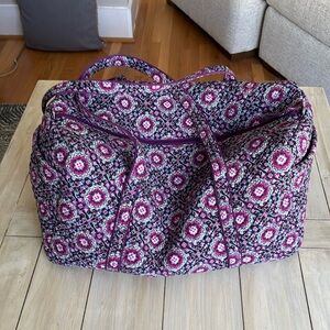 Vera Bradley Purple Medallion Duffel
Bag Travel Luggage